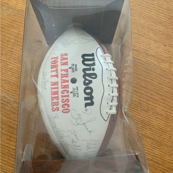Signed 49rs Super Bowl Football - Picture 5 of 5